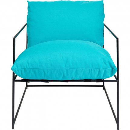 Fauteuil de jardin Cuby bleu Kare Design