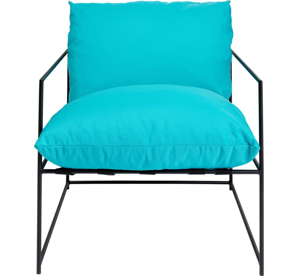 Fauteuil de jardin Cuby bleu Kare Design