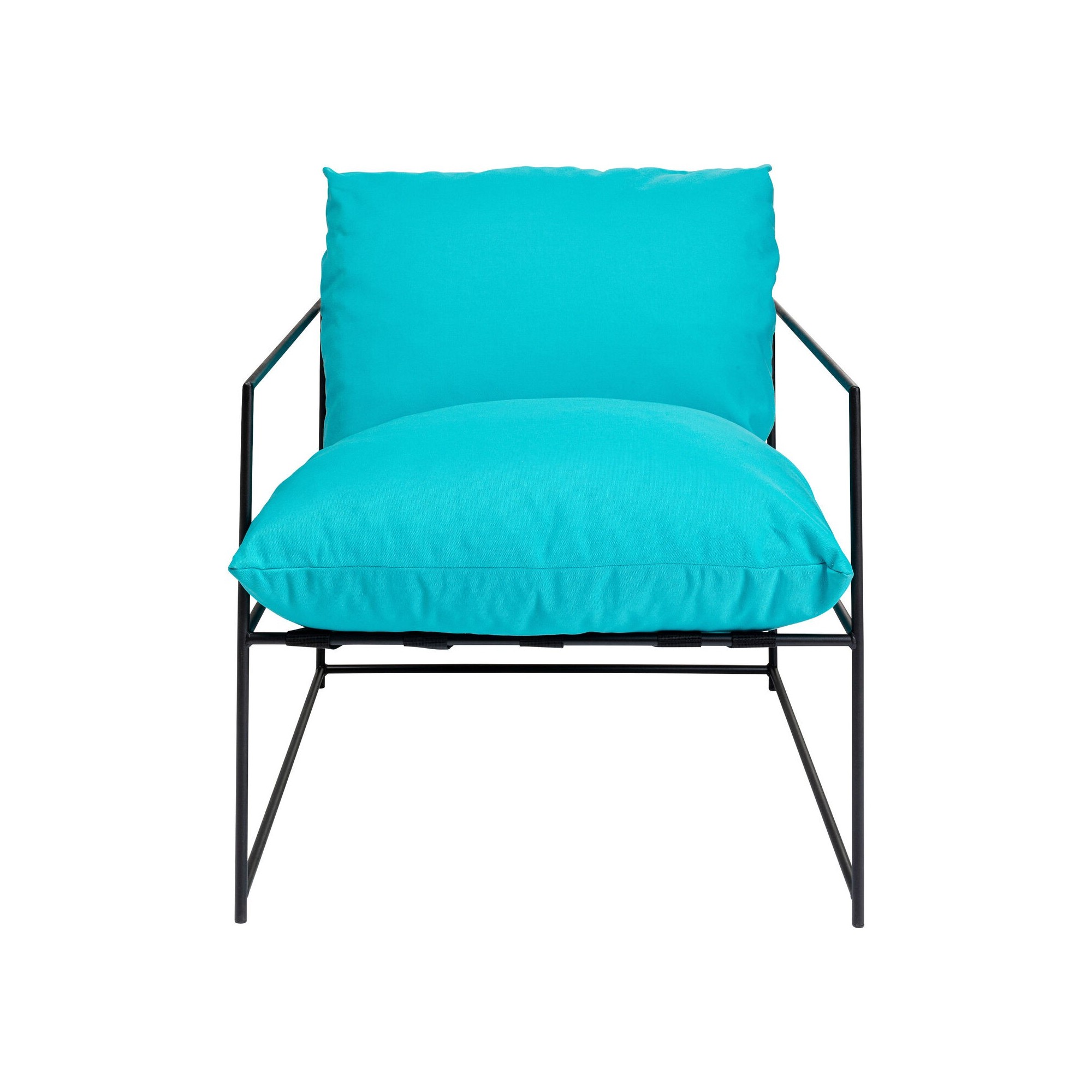 Fauteuil de jardin Cuby bleu Kare Design