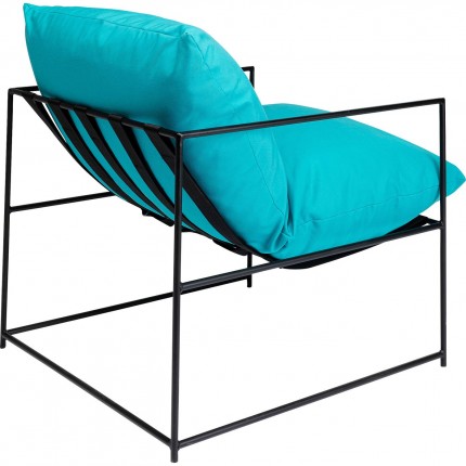 Fauteuil de jardin Cuby bleu Kare Design