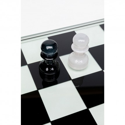 Jeu d'échecs transparent Kare Design