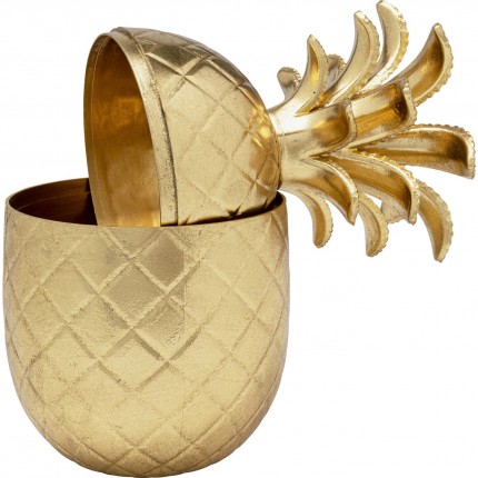 Boîte ananas doré 31cm Kare Design