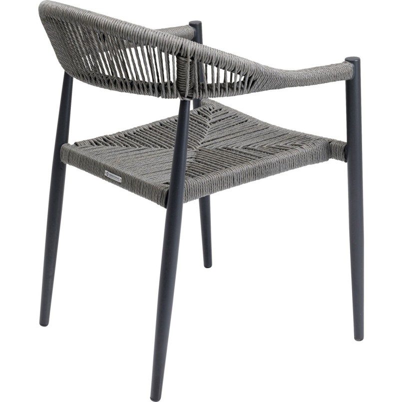 Chaise a. acc. Palma gris