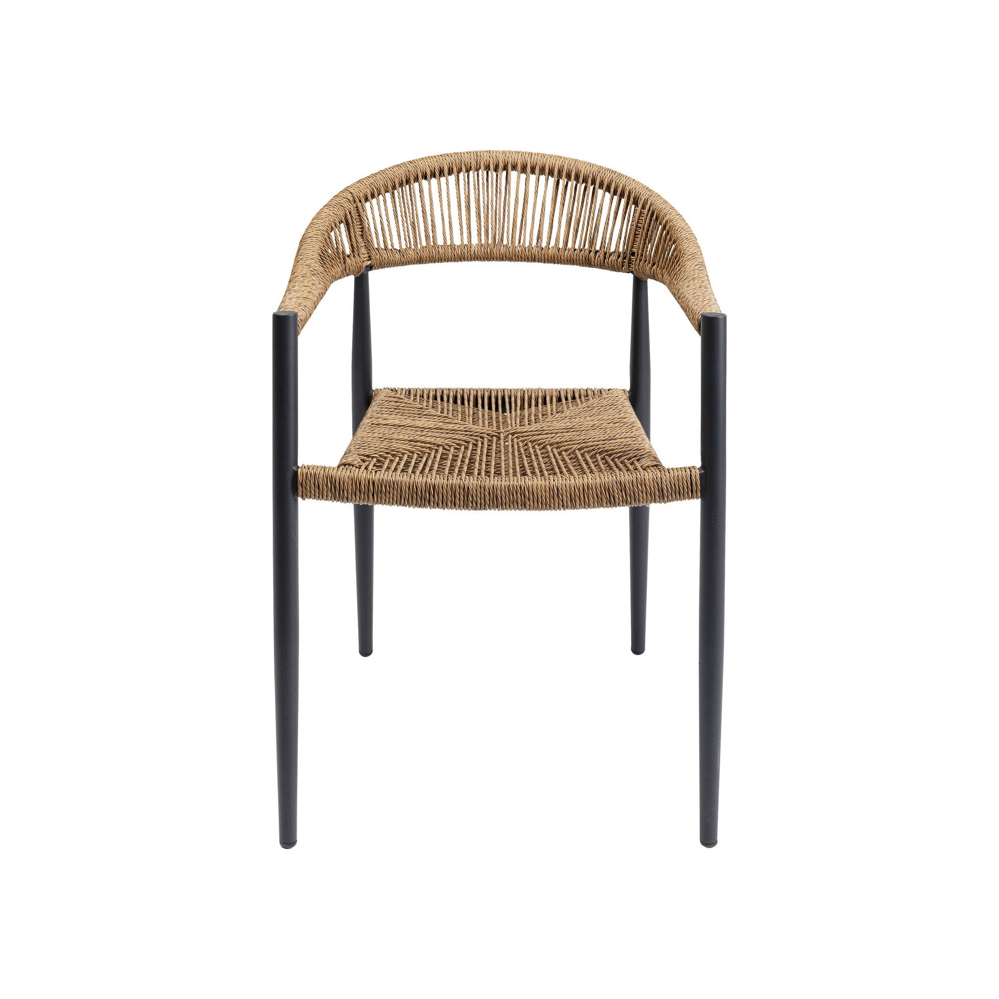 Chaise de jardin avec accoudoirs Palma nature Kare Design