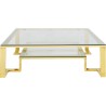 Coffee Table Gold Rush 120x120cm Kare Design
