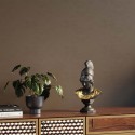 Déco buste guerrier antique noir 39cm Kare Design
