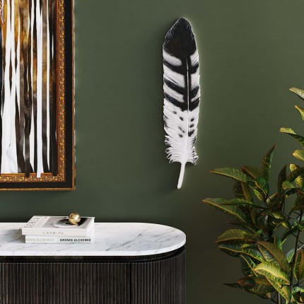 Déco murale plume 77x18cm Kare Design