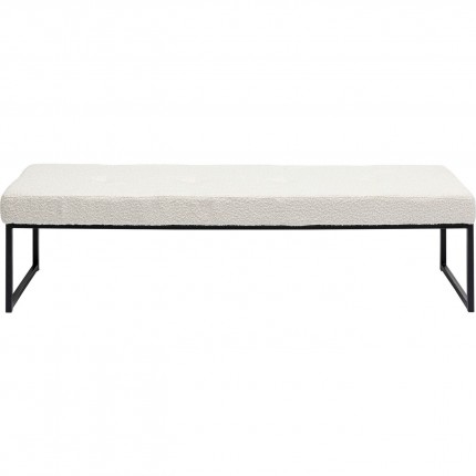 Banc Smart Boucle 150x40cm crème Kare Design
