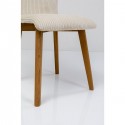 Chaise Lara Cord côtelée crème Kare Design