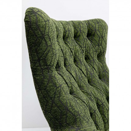 Fauteuil pivotant Bellini vert Kare Design