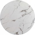 Table Schickeria marbre blanc 80cm Kare Design
