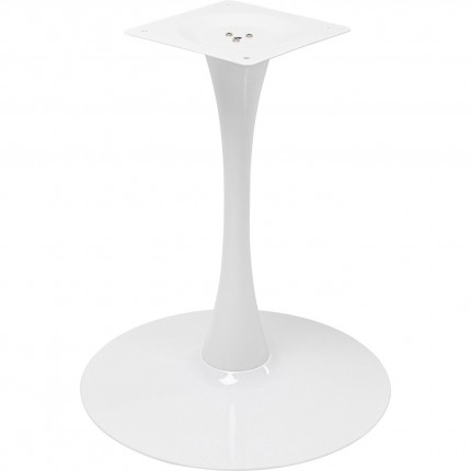 Table Schickeria 110cm effet marbre blanc Kare Design