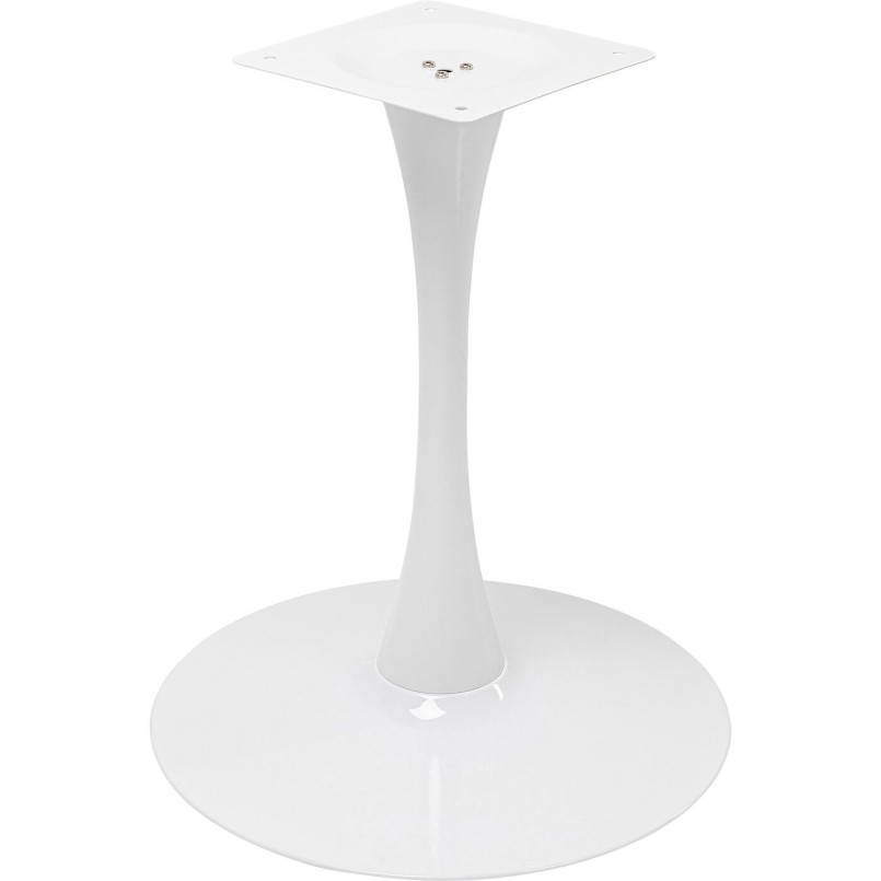 Table Schickeria 110cm effet marbre blanc Kare Design