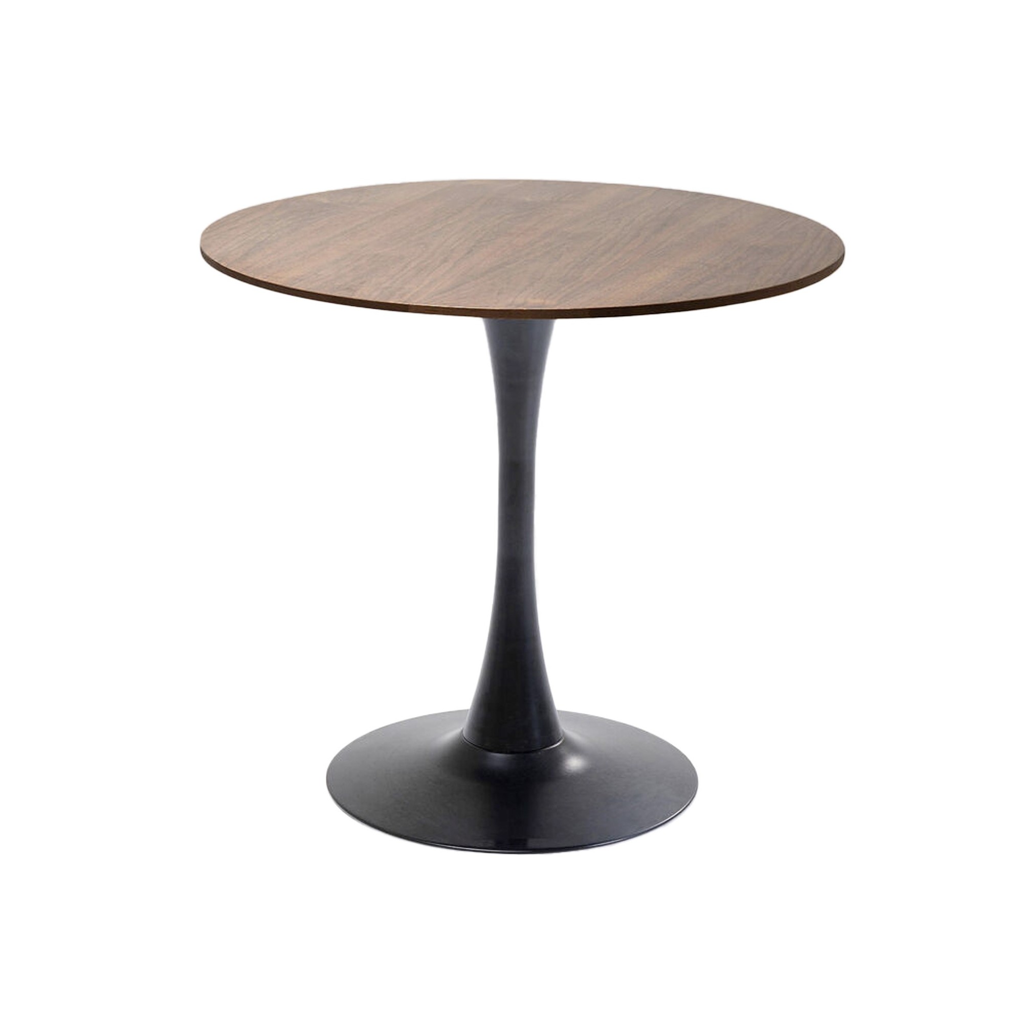 Table Schickeria 80cm noyer et noir Kare Design