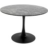 Table Schickeria Marbleprint noir 110cm Kare Design