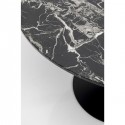 Table Schickeria Marbleprint noir 110cm Kare Design