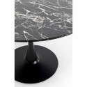 Table Schickeria Marbleprint noir 110cm Kare Design