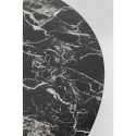 Table Schickeria 80cm effet marbre noir  Kare Design