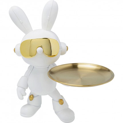 Déco lapin blanc majordome Kare Design