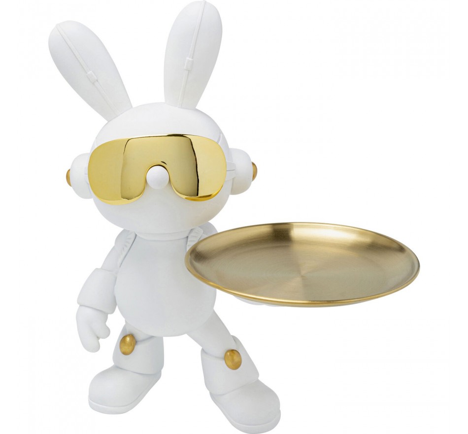 Déco lapin blanc majordome Kare Design