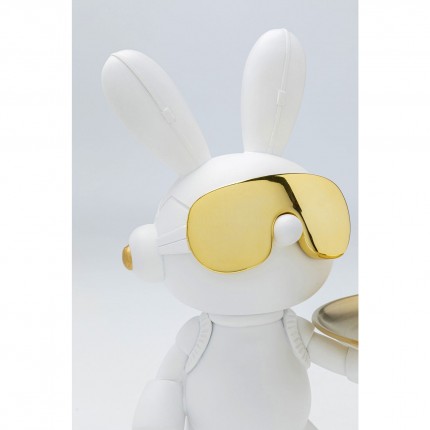 Déco lapin blanc majordome Kare Design
