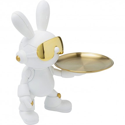Déco lapin blanc majordome Kare Design