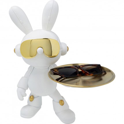 Déco lapin blanc majordome Kare Design