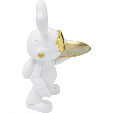 Déco lapin blanc majordome Kare Design