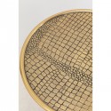 Table d'appoint Spacey dorée croco 36cm Kare Design