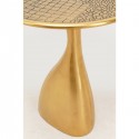 Table d'appoint Spacey dorée croco 36cm Kare Design