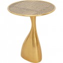 Table d'appoint Spacey dorée croco 36cm Kare Design