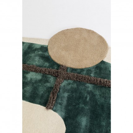 Tapis Tide 170x240cm vert et beige Kare Design Tapis Tide 170x240cm vert et beige Kare Design