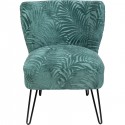 Fauteuil Palm Springs bleu Kare Design