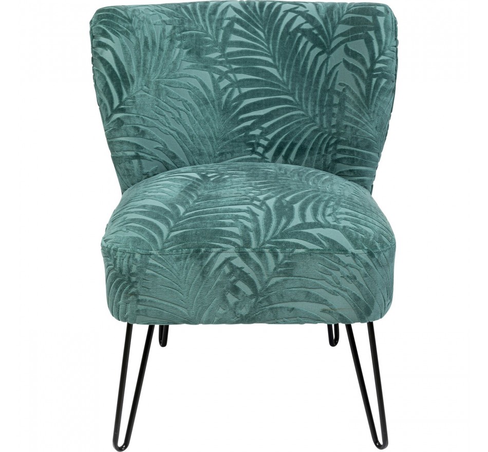 Fauteuil Palm Springs bleu Kare Design