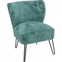 Fauteuil Palm Springs bleu Kare Design