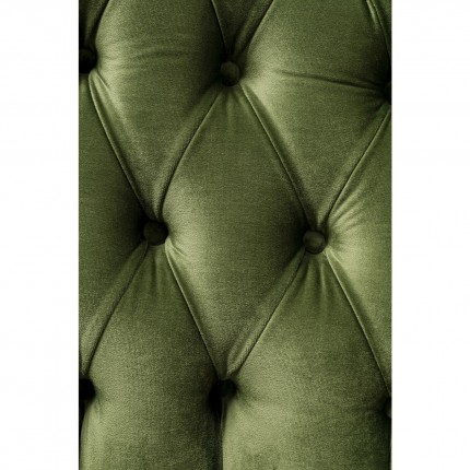 Fauteuil pivotant Bellissima velours vert Kare Design