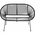 Banquette Acapulco noire Kare Design