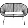 Banquette Acapulco noire Kare Design