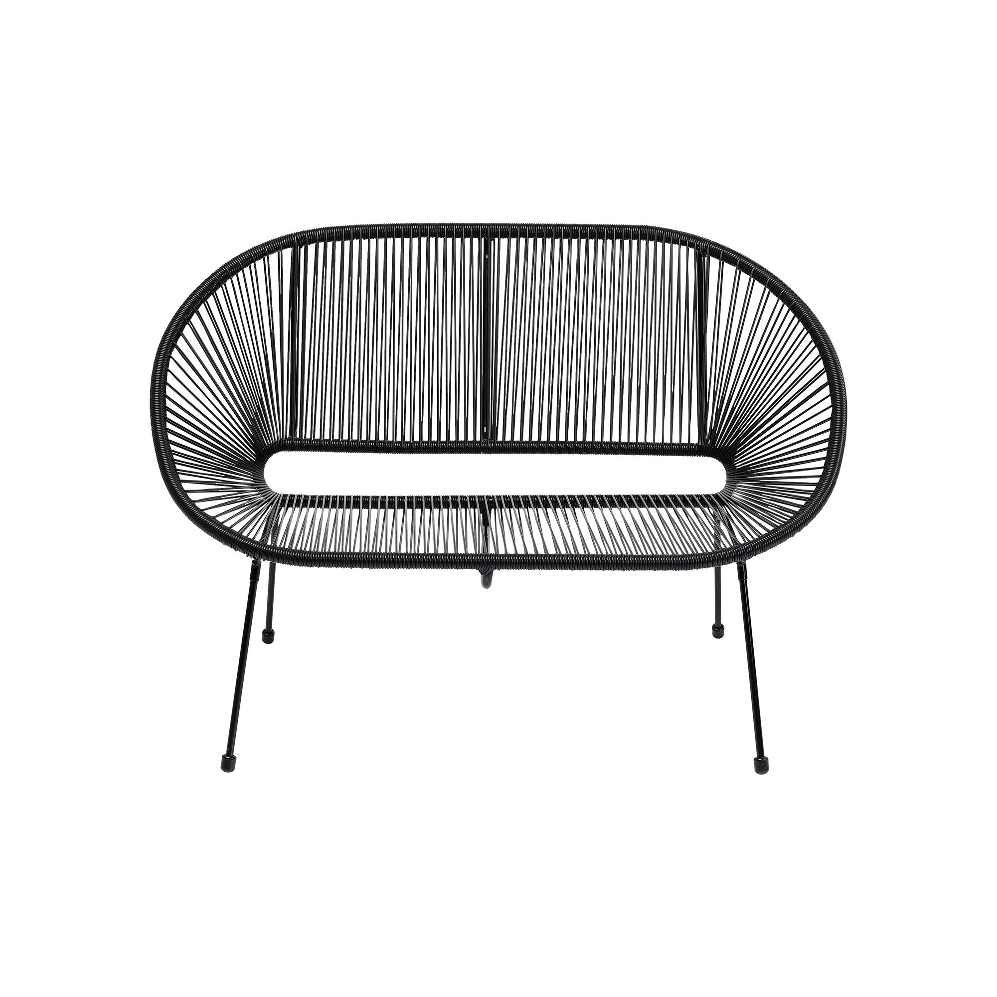 Banquette Acapulco noire Kare Design