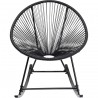 Fauteuil à bascule Acapulco noir Kare Design