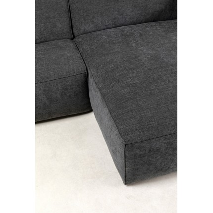 Canapé d'angle Henry 335cm gris droite Kare Design