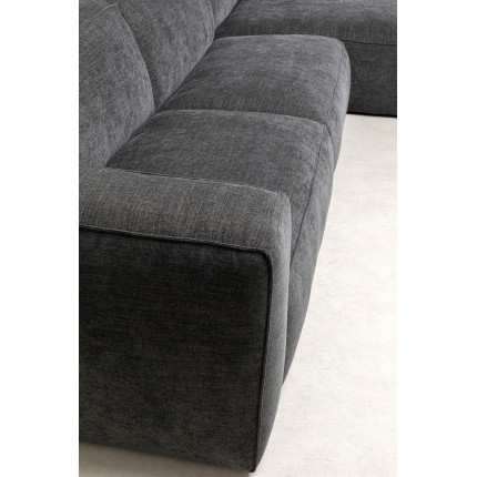 Canapé d'angle Henry gris gauche Kare Design