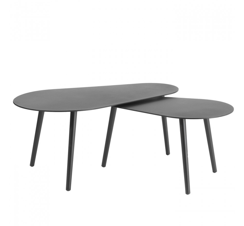 Outdoor Coffee Table Diego black (2/set) Gescova Outdoor Coffee Table Diego black (2/set) Gescova