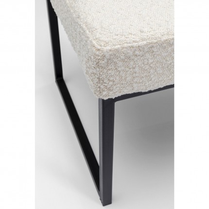 Banc Smart Boucle 90x40cm crème Kare Design
