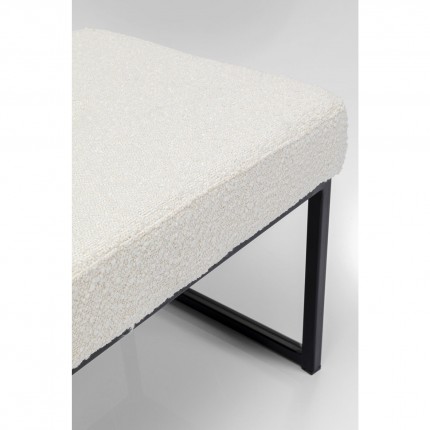 Banc Smart Boucle 90x40cm crème Kare Design