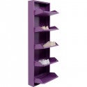 Casier à chaussures Caruso violet 5 tiroirs Kare Design