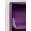 Casier à chaussures Caruso violet 3 tiroirs Kare Design