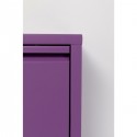 Casier à chaussures Caruso violet 3 tiroirs Kare Design