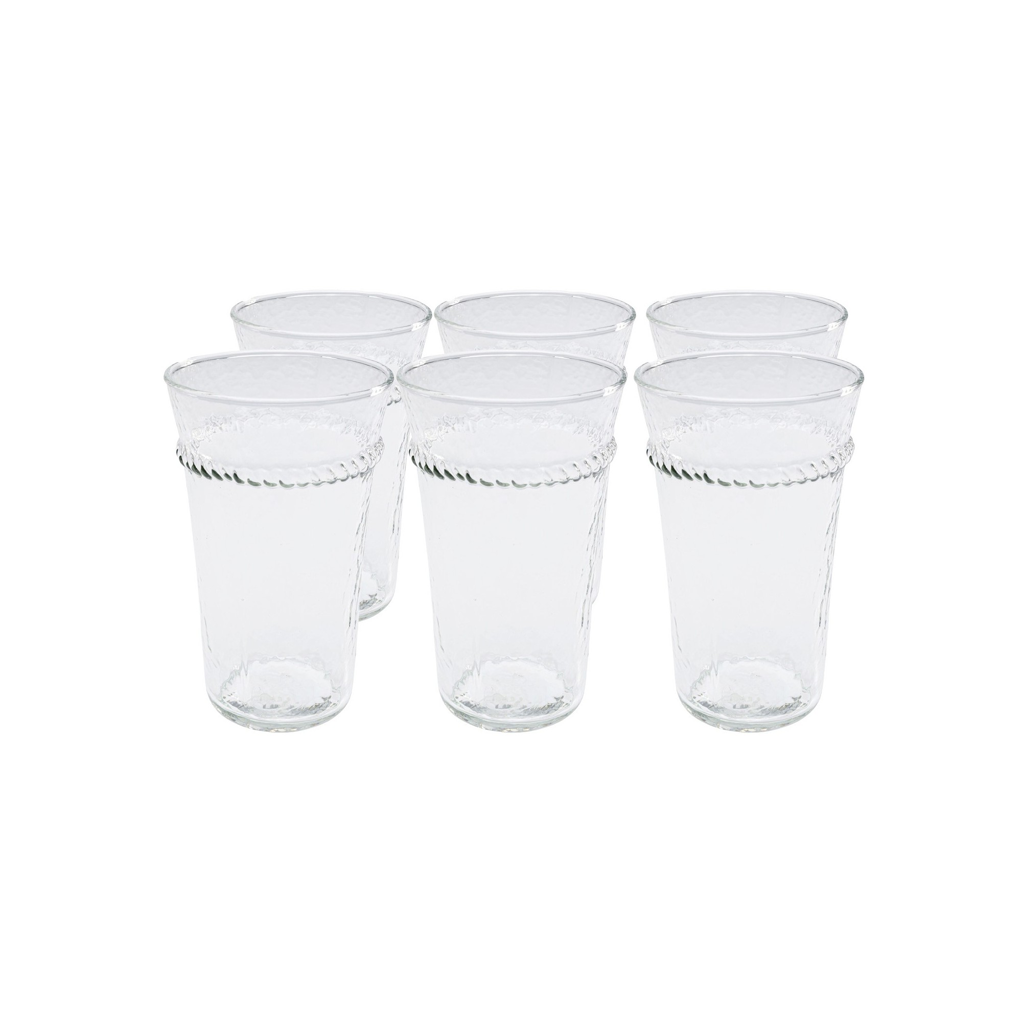 Verres à eau hauts Georgia set de 6 Kare Design