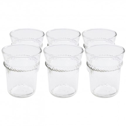 Verres à eau Georgia set de 6 Kare Design